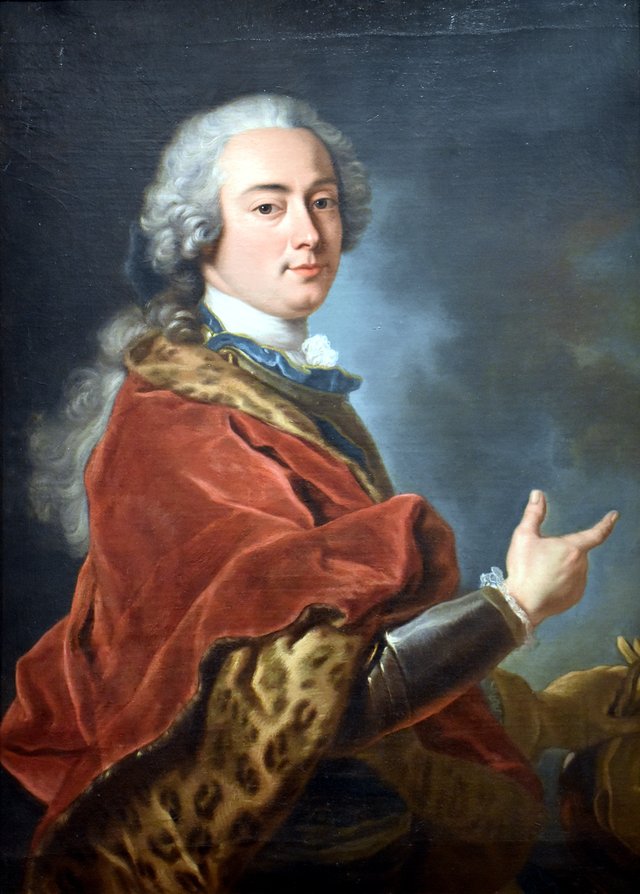 Portrait de François-Melchior Claude de Milan Forbin by Jean-Baptiste van Loo