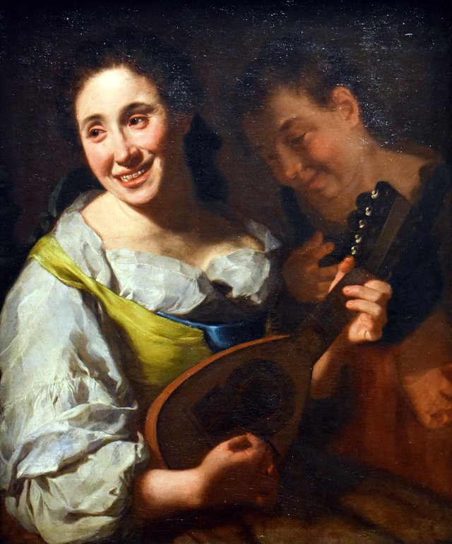 The Mandolin Player by Gaspare Traversi