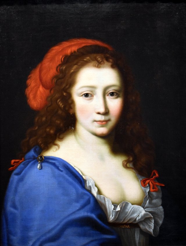Portrait présumé d'Hortense Mancini by Nicolas Mignard