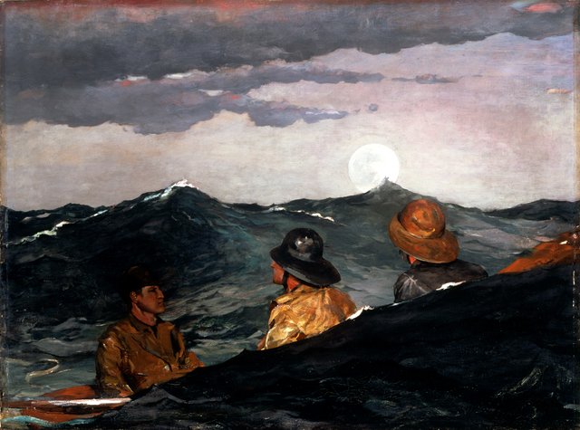 Kissing the Moon by Winslow Homer