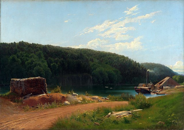 Fyodor Vasilyev On the Island Valaam by Fyodor Vasilyev