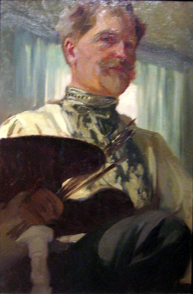 Self-portrait (1907) by Alphonse Mucha