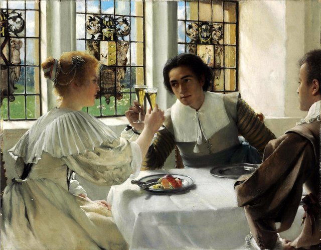 The pledge by Laura Theresa Alma-Tadema