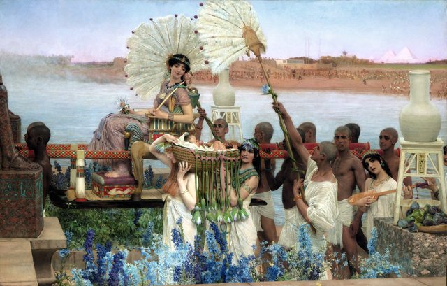 The finding of Moses by Lawrence Alma-Tadema