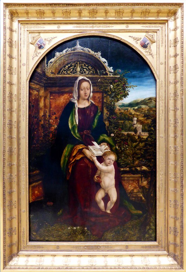 Maria with the child by Hans Burgkmair the Elder