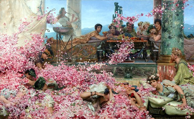 The Roses of Heliogabalus by Lawrence Alma-Tadema