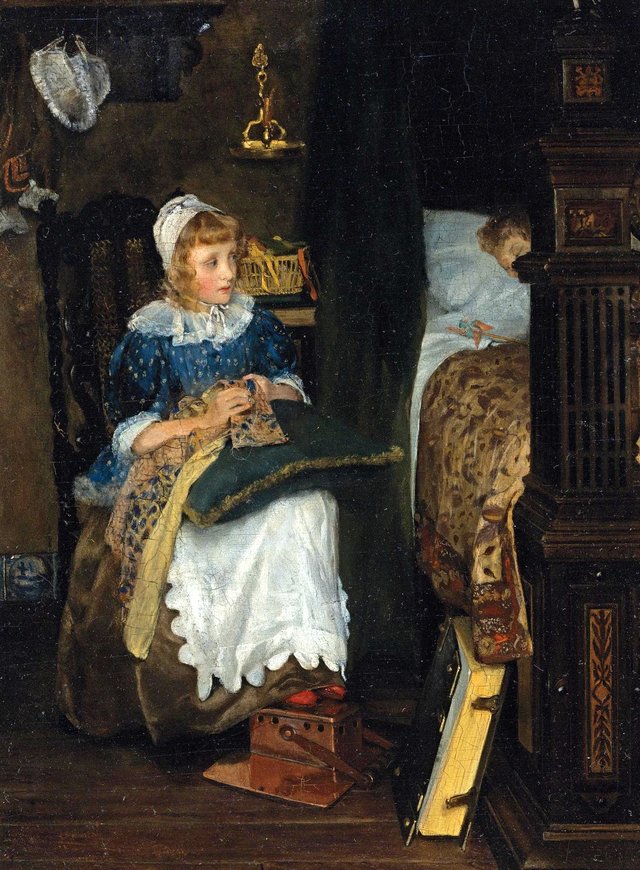 In good hands by Laura Theresa Alma-Tadema