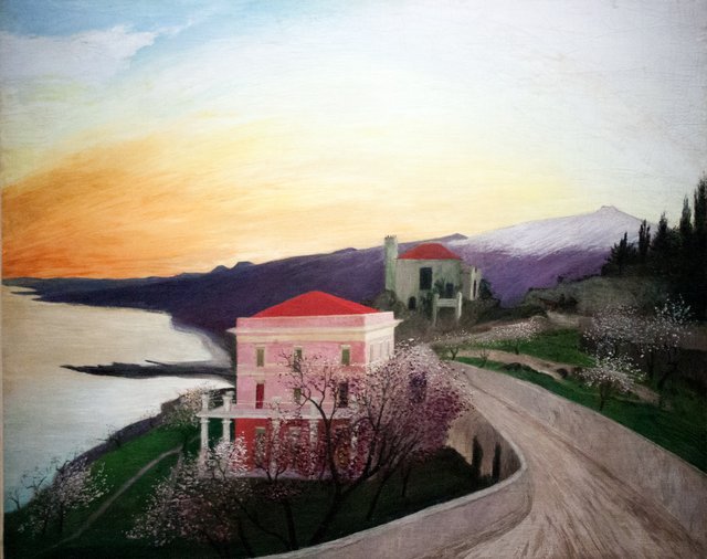 Almonds Blossoming in Taormina by Tivadar Csontváry Kosztka