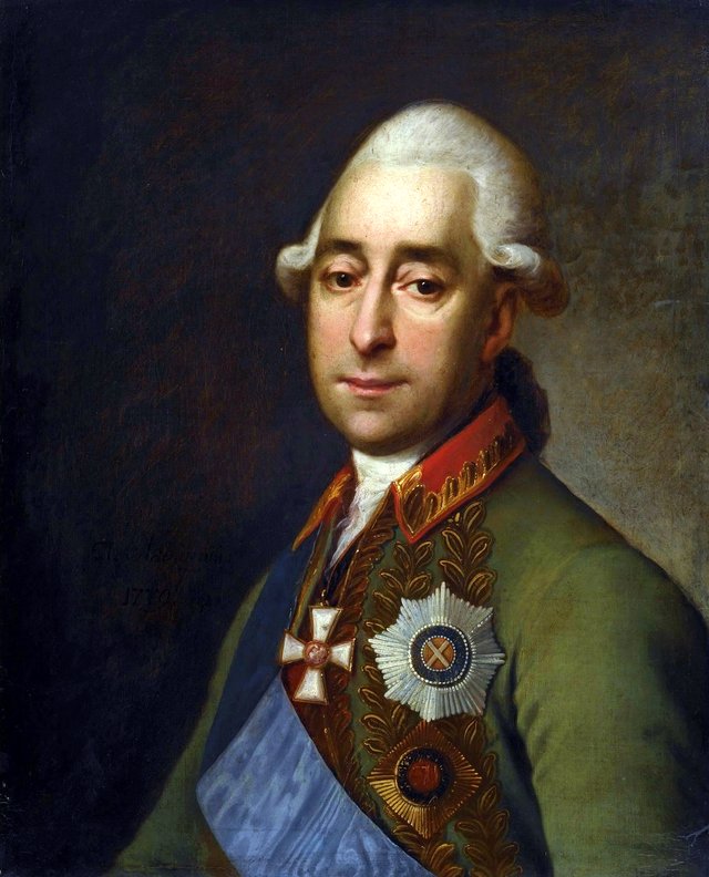 Alexandr Prozorovsky by D. Levitsky by Dmitry Levitzky