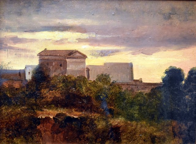 Fabrique près de Saint-Bonaventure à Rome by François Marius Granet