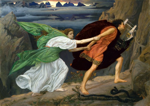 Orpheus and Eurydice by Edward Poynter