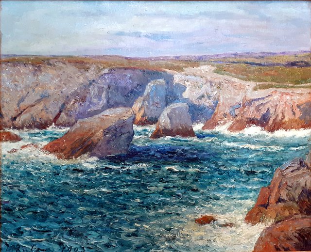 La Crique, côte sauvage, Quiberon by Maxime Maufra
