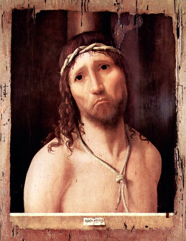Ecce Homo by Antonello da Messina