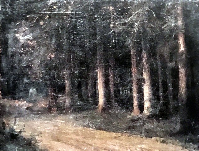 Road in a pine forest by Fyodor Vasilyev