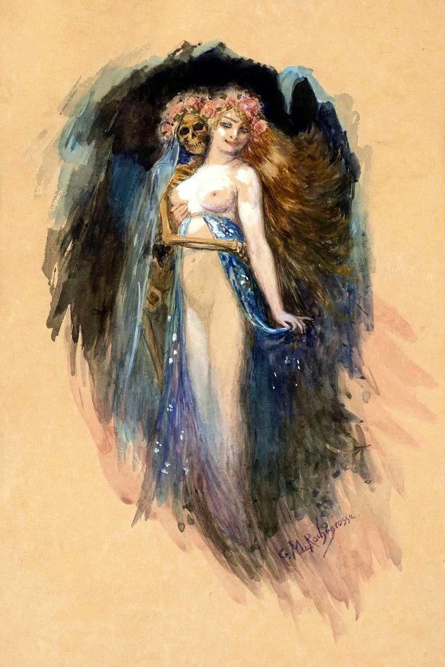 La Luxure et la Mort by Georges Rochegrosse