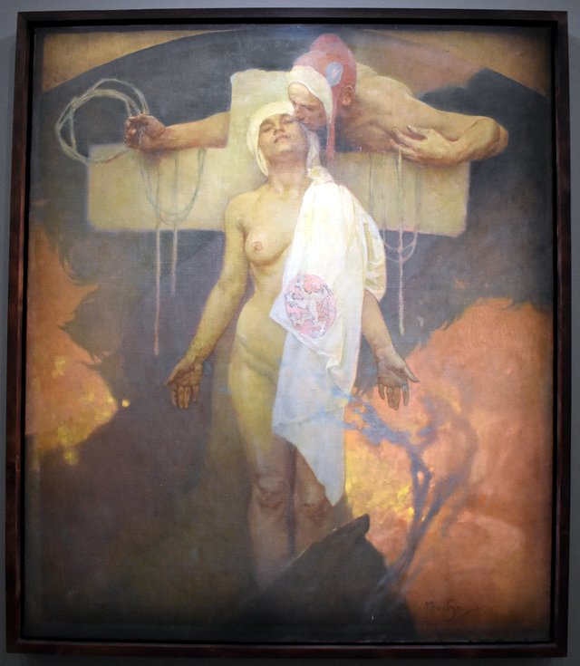 France Embraces Bohemia by Alphonse Mucha