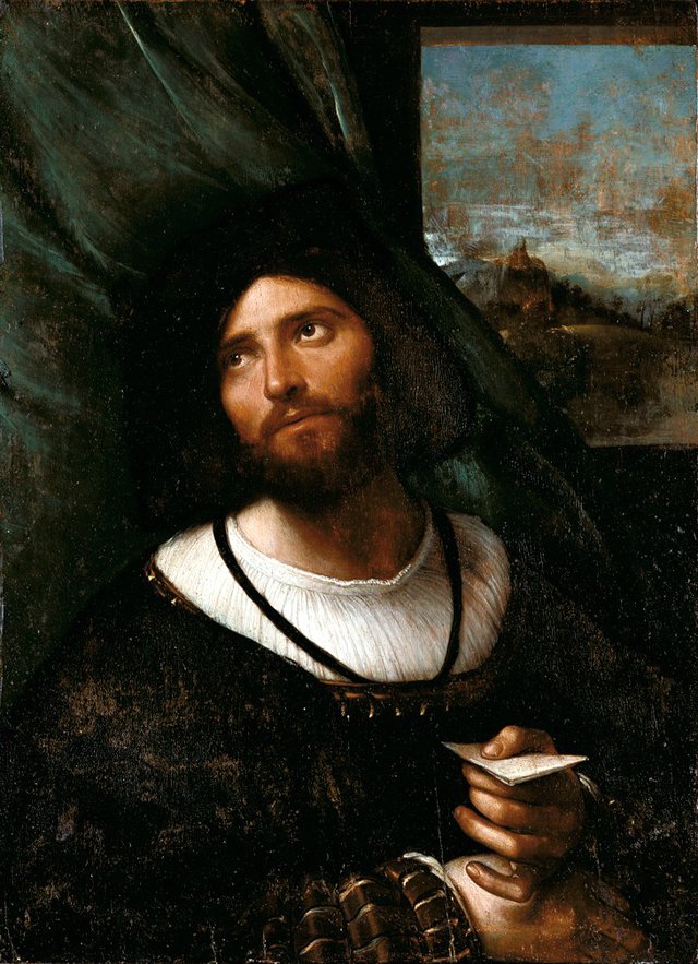 Portrait of a young Man by Altobello Melone