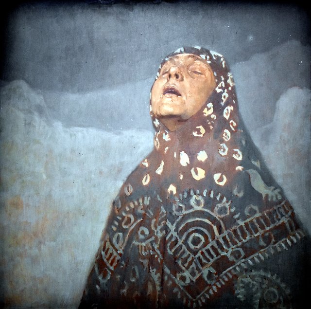 Study for Woman in the Wilderness by Alphonse Mucha