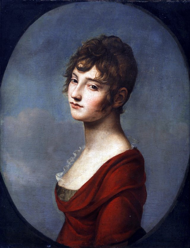 Amalie Wolff-Malcolmi (1780 - 1851) by Johann Friedrich August Tischbein