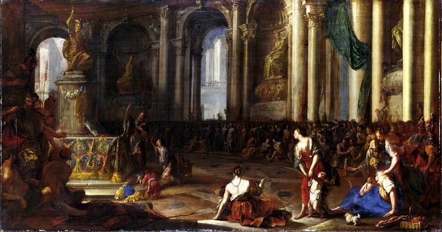 Hannibal Swears Eternal Hatred for the Romans by Johann Heinrich Schönfeld