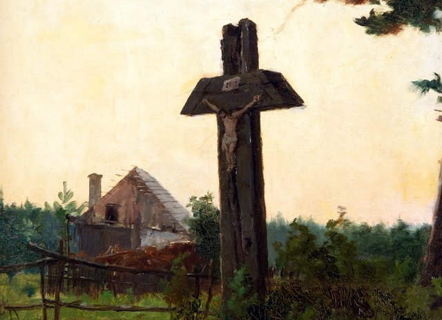 Roadside cross by Kazimierz Alchimowicz