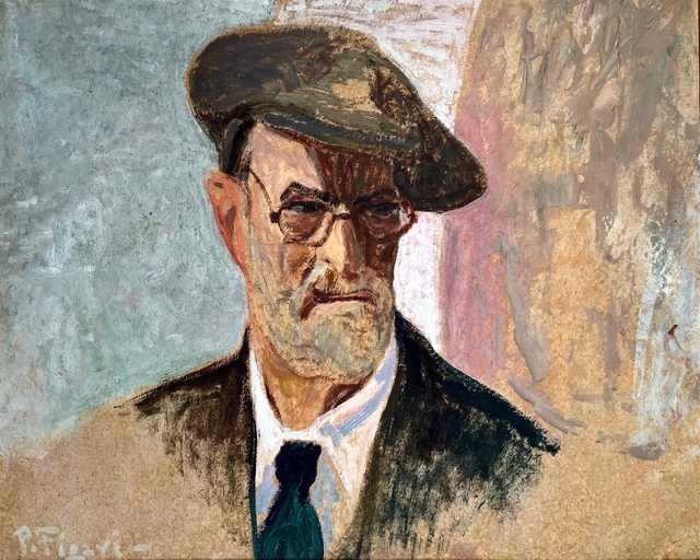 Autorretrato de Pedro Figari by Pedro Figari