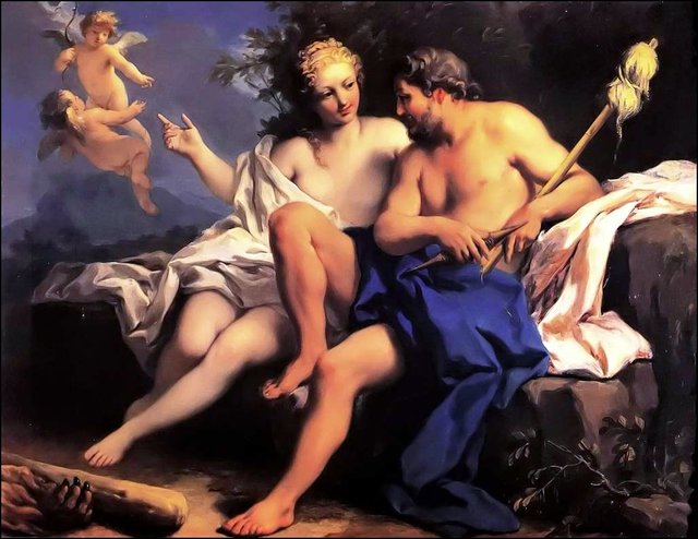 Heracles and Omphale by Jacopo Amigoni