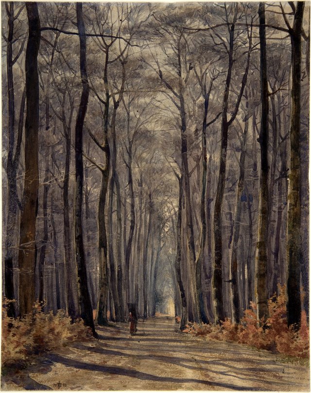 An Allée in the Woods by Edward Poynter
