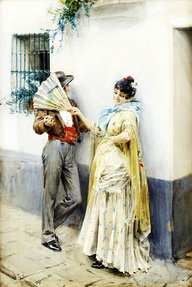 Flirtation by Anders Zorn