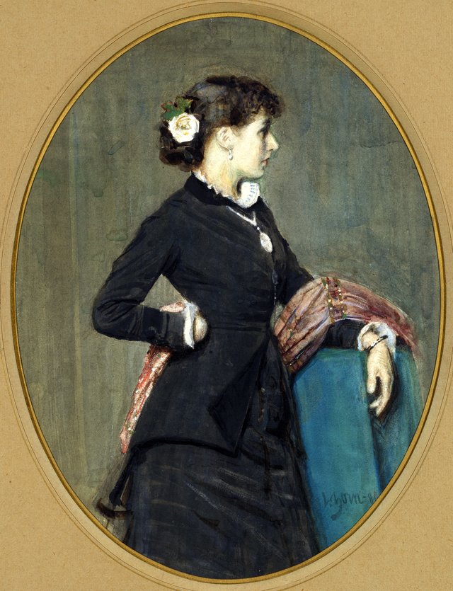 Portrait of Miss Nyström by Anders Zorn