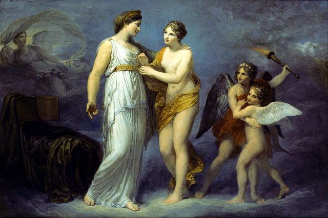 Venus Fastens the Girdle for Juno by Andrea Appiani