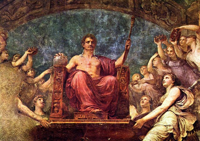 Napoleon's apotheosis by Andrea Appiani