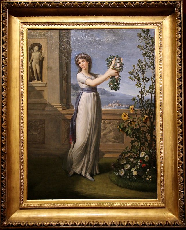 Josephine Bonaparte Laying a Wreath on the Holy Myrtle by Andrea Appiani