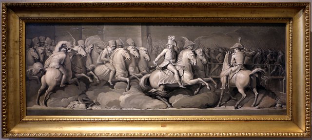 Napoleon Bonaparte bei der Schlacht an der Brücke von Lodi by Andrea Appiani