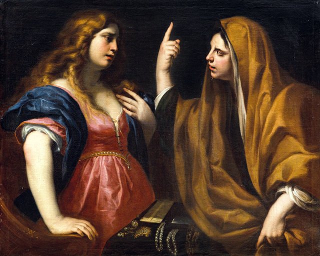 Martha and Mary by Andrea Vaccaro