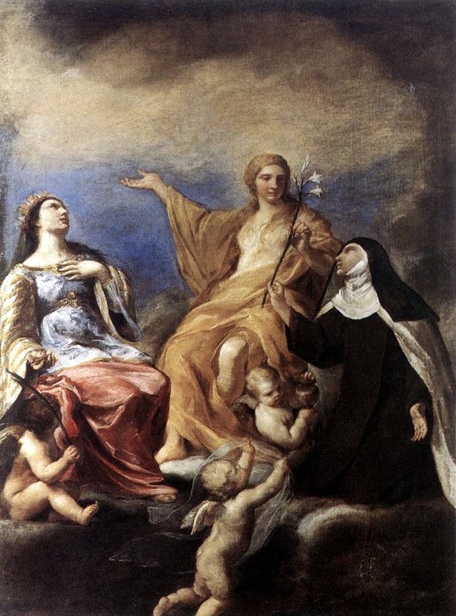 The Three Magdalenes by Andrea Sacchi