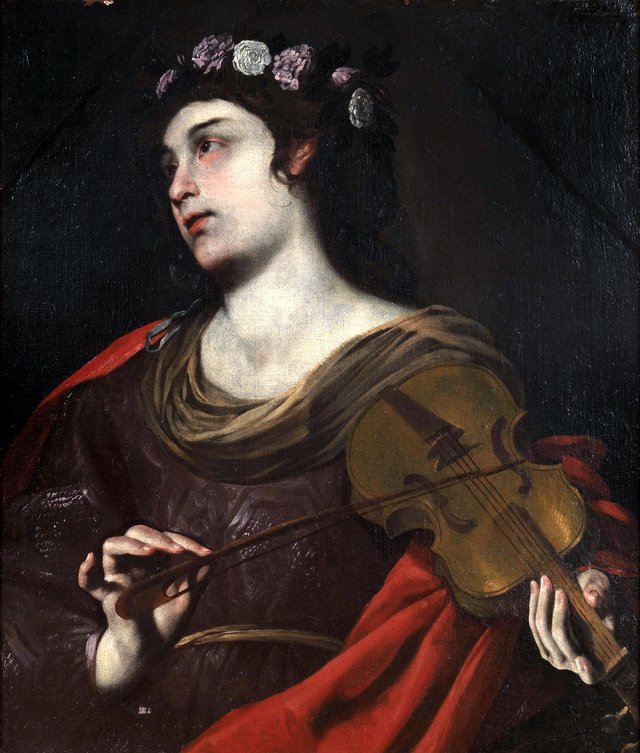 Saint Cecilia by Andrea Vaccaro
