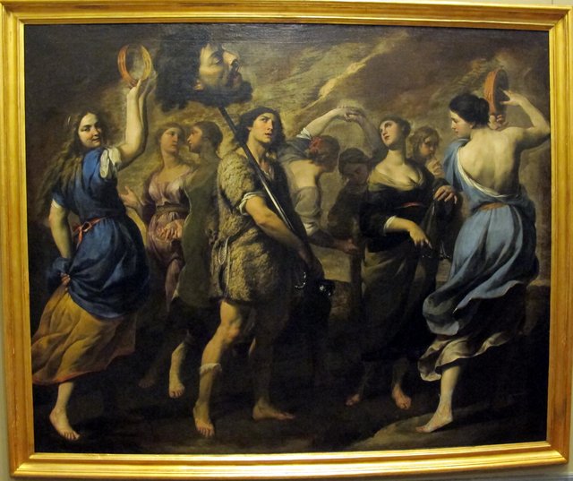 Triumph of David by Andrea Vaccaro