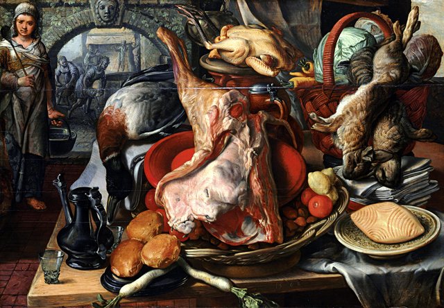 A market scene by Joachim Beuckelaer