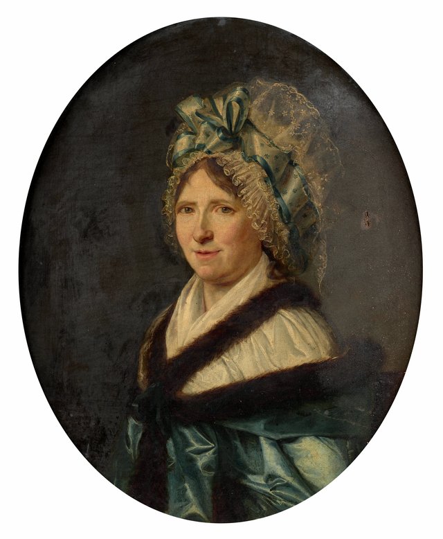 Portrait of Angélique Blondelu, née Debacq, the artist's mother by Constance Marie Charpentier