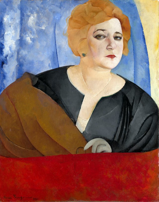 Portrait of Anna Sergeeva by Boris Grigoriev