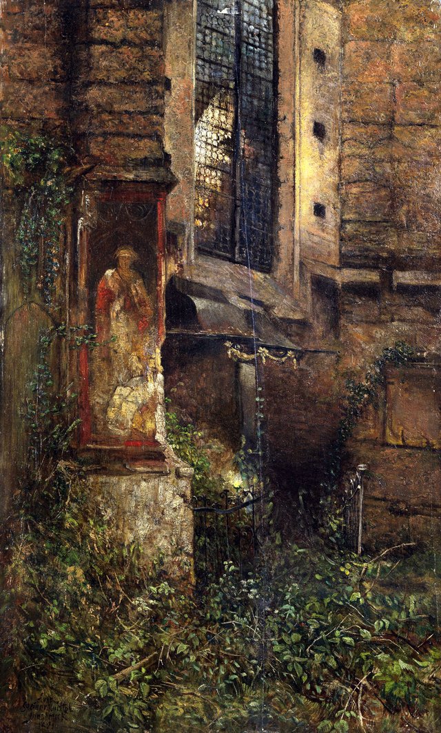 Kirchenruine. by Anna Stainer-Knittel