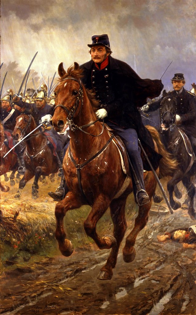 General Schleppegrell at Isted. The final attack. by Otto Bache