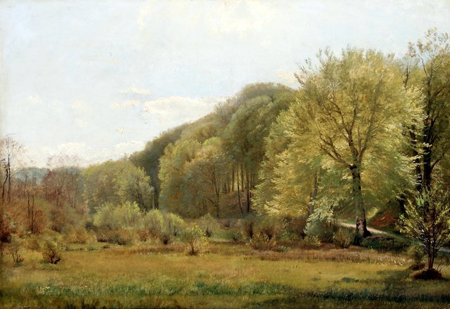 View from Dyrehaven. by Carl Frederik Aagaard