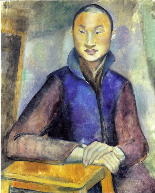Young Chinese man by Anita Rée