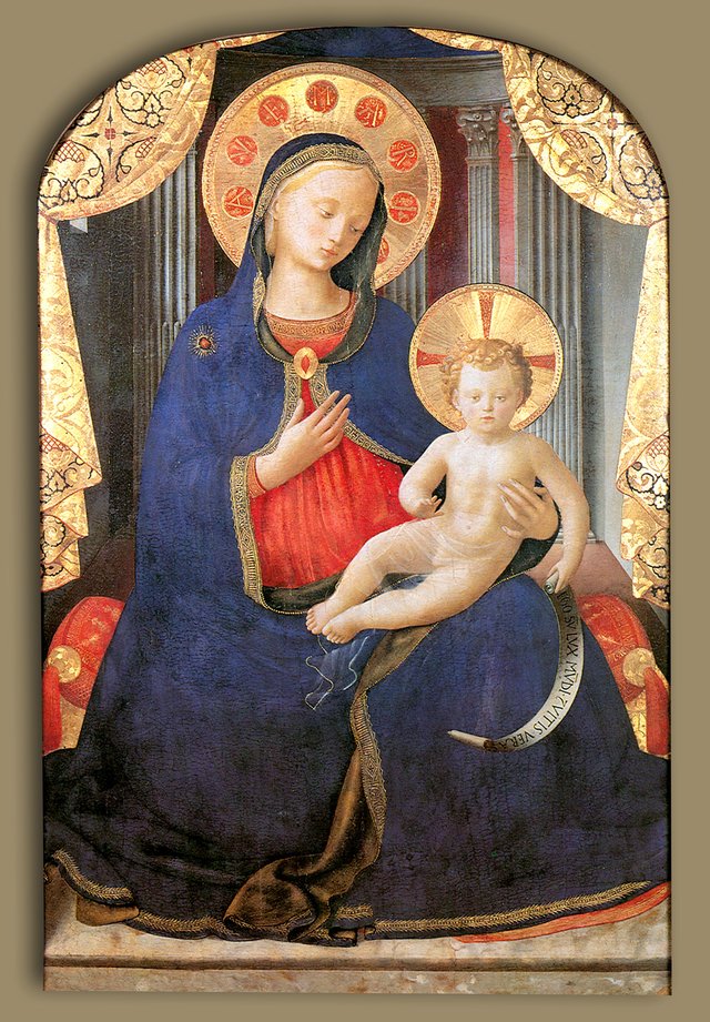 Madonna of humility by Fra Angelico