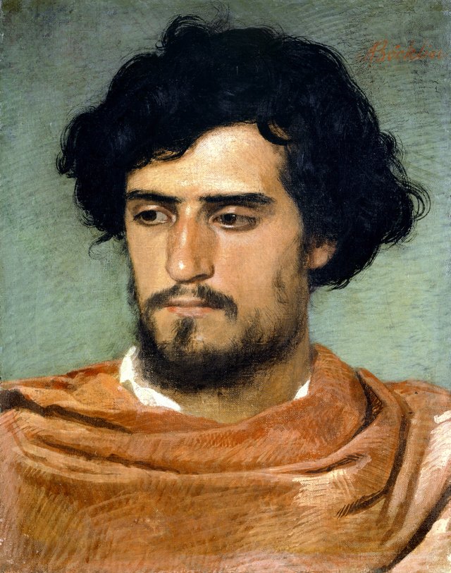Head of a Roman by Arnold Böcklin