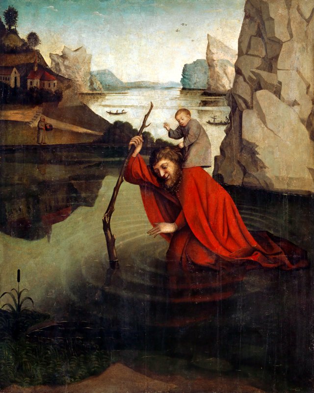 Saint Christopher by Konrad Witz