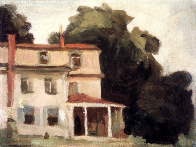 House and Tree (The Artist's House) by Thomas Pollock Anshutz