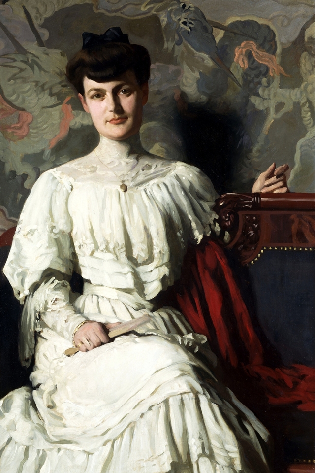 Porträt der Marthe Hientz by Thomas Pollock Anshutz
